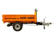 Nosič kontejnerů AKN-3000 za traktor nebo malotraktor